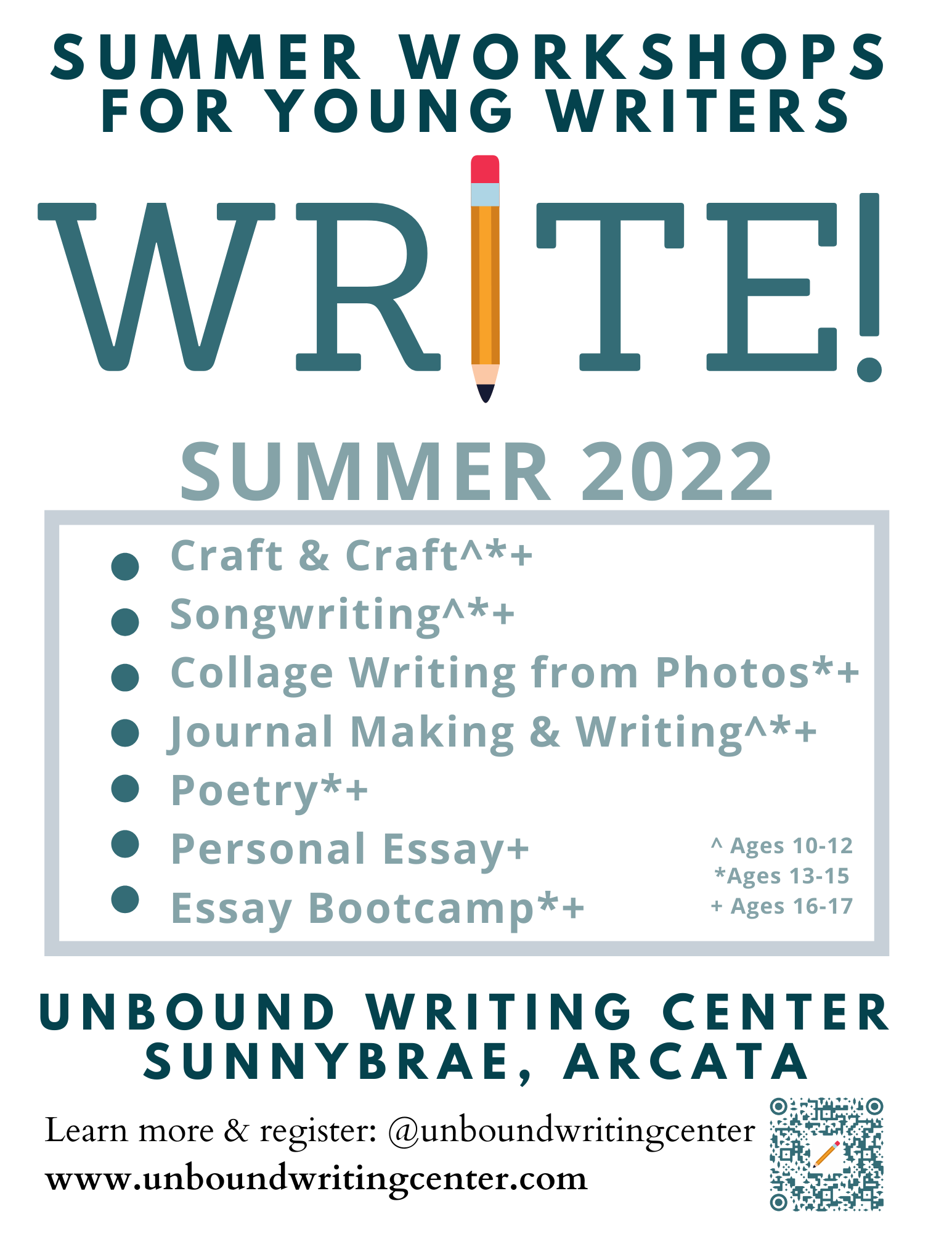 summer writing workshop